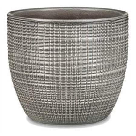 Scheurich Usa Scheurich USA 256523 4.25 x 4.75 in. Ceramic Indoor Planter; Pimienta Gray - Pack of 6 256523